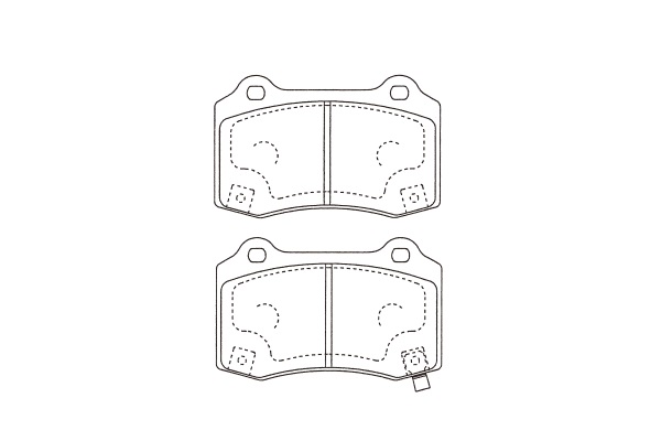 KAVO PARTS Fékbetét, mind BP-3050_KP