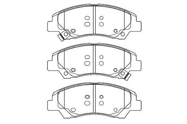 KAVO PARTS Fékbetét, mind BP-3052_KP