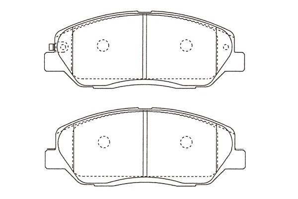 KAVO PARTS Fékbetét, mind BP-3054_KP