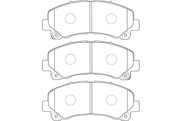 KAVO PARTS Fékbetét, mind BP-3517_KP