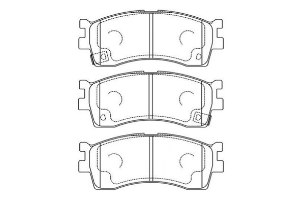 KAVO PARTS Fékbetét, mind BP-4007_KP