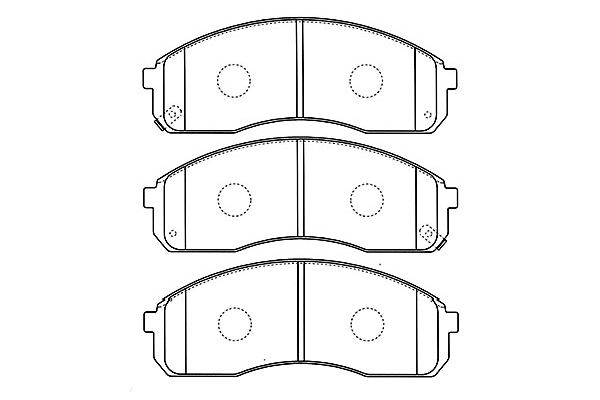 KAVO PARTS Fékbetét, mind BP-4008_KP