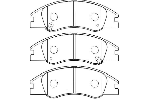 KAVO PARTS Fékbetét, mind BP-4012_KP