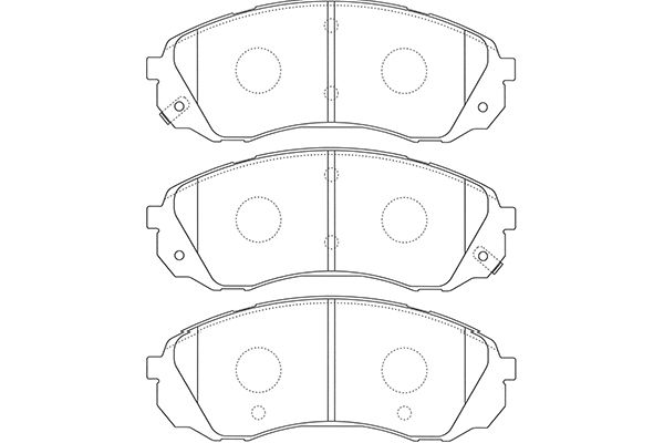 KAVO PARTS Fékbetét, mind BP-4022_KP