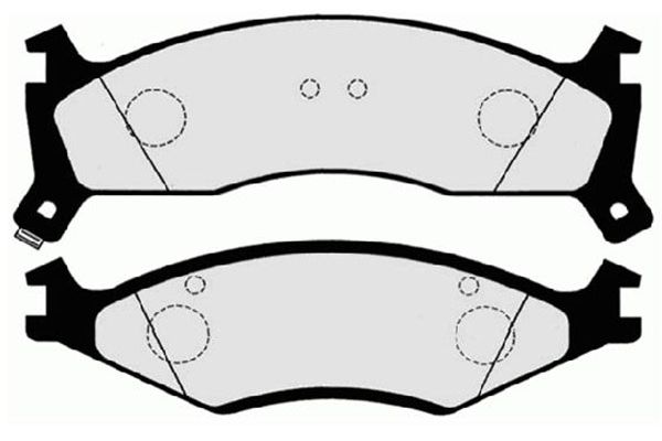 KAVO PARTS Fékbetét, mind BP-4024_KP