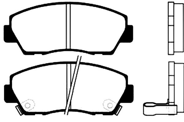 KAVO PARTS Fékbetét, mind BP-4513_KP