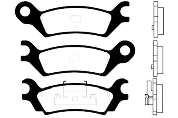 KAVO PARTS Fékbetét, mind BP-4539_KP