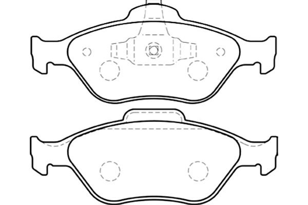 KAVO PARTS Első fékbetét BP-4554_KP