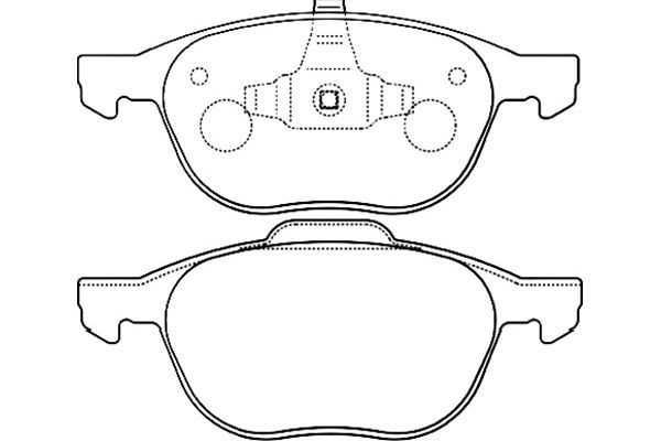 KAVO PARTS Első fékbetét BP-4555_KP