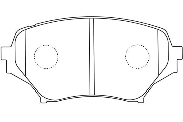 KAVO PARTS Fékbetét, mind BP-4563_KP