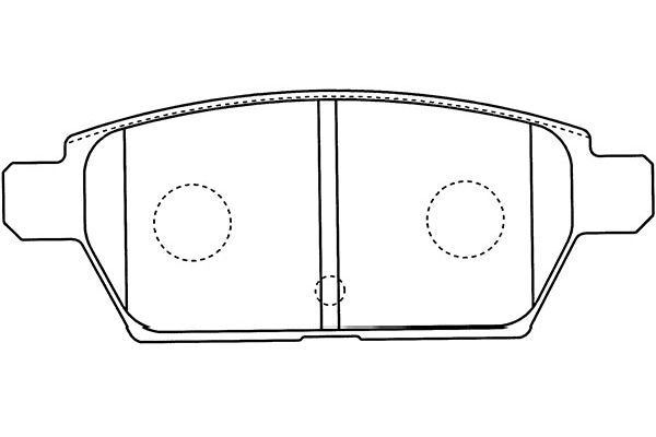 KAVO PARTS Fékbetét, mind BP-4568_KP