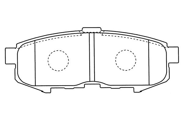 KAVO PARTS Fékbetét, mind BP-4569_KP