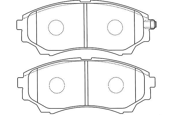 KAVO PARTS Fékbetét, mind BP-4570_KP