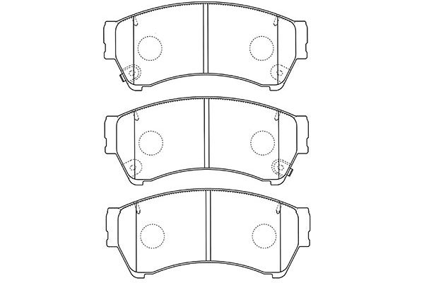 KAVO PARTS Első fékbetét BP-4572_KP