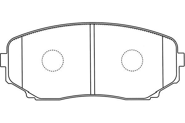 KAVO PARTS Fékbetét, mind BP-4573_KP