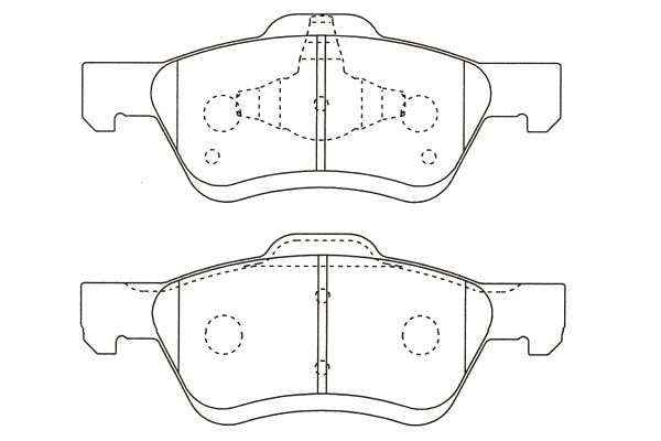 KAVO PARTS Fékbetét, mind BP-4577_KP