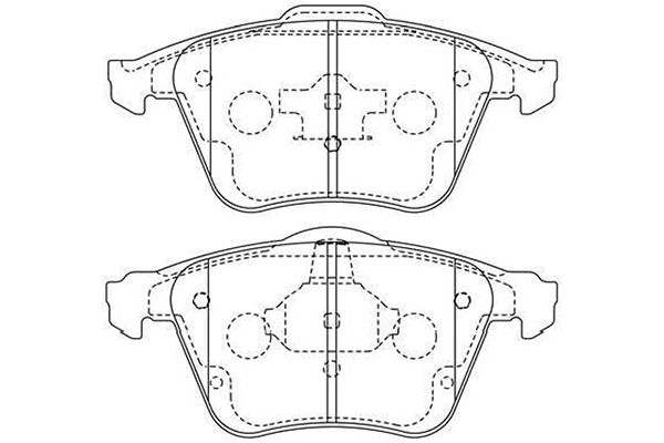 KAVO PARTS Fékbetét, mind BP-4579_KP