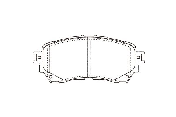 KAVO PARTS Első fékbetét BP-4581_KP