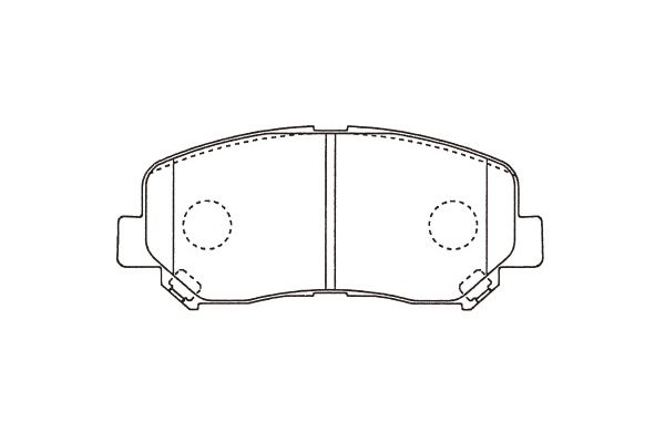 KAVO PARTS Fékbetét, mind BP-4582_KP