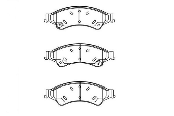 KAVO PARTS Fékbetét, mind BP-4583_KP