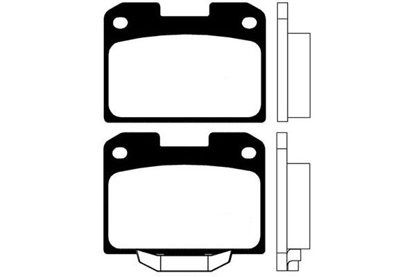 KAVO PARTS Fékbetét, mind BP-5525_KP