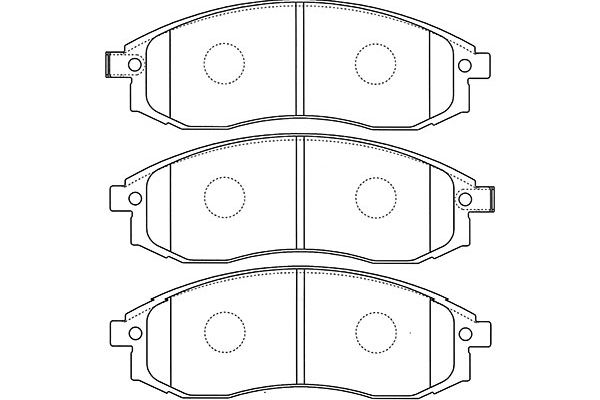 KAVO PARTS Fékbetét, mind BP-5535_KP