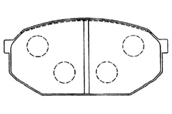 KAVO PARTS Első fékbetét BP-5547_KP