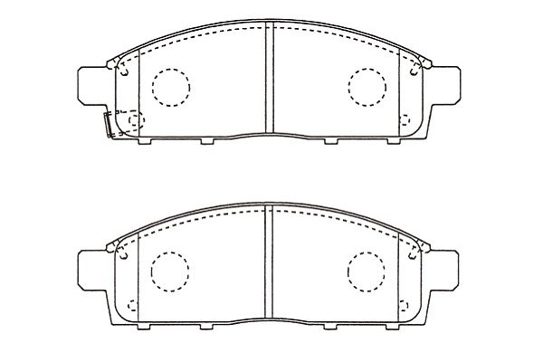 KAVO PARTS Fékbetét, mind BP-5560_KP