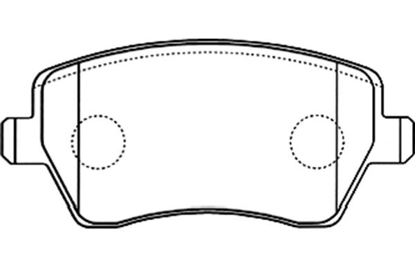 KAVO PARTS Első fékbetét BP-6570_KP