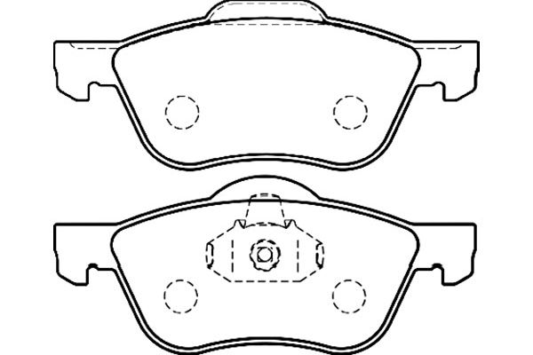 KAVO PARTS Fékbetét, mind BP-6572_KP