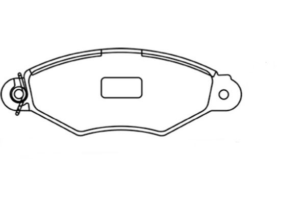 KAVO PARTS Fékbetét, mind BP-6578_KP