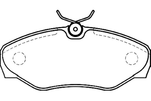 KAVO PARTS Első fékbetét BP-6579_KP