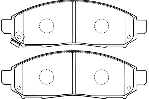 KAVO PARTS Fékbetét, mind BP-6594_KP