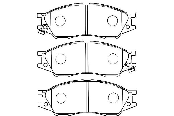 KAVO PARTS Első fékbetét BP-6597_KP