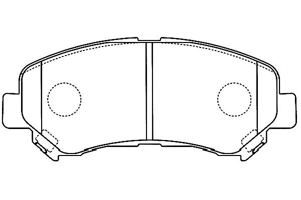 KAVO PARTS Első fékbetét BP-6600_KP