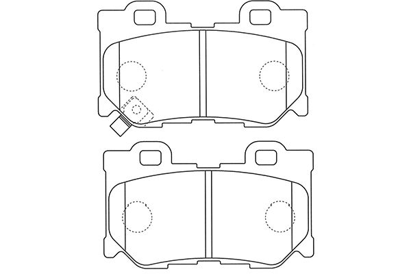 KAVO PARTS Fékbetét, mind BP-6607_KP