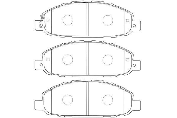 KAVO PARTS Fékbetét, mind BP-6611_KP