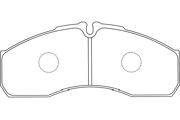 KAVO PARTS Fékbetét, mind BP-6615_KP