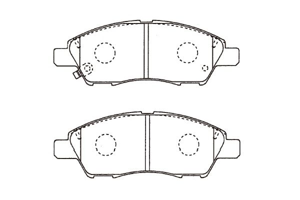 KAVO PARTS Fékbetét, mind BP-6626_KP