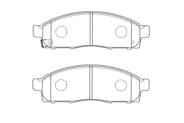 KAVO PARTS Első fékbetét BP-6631_KP