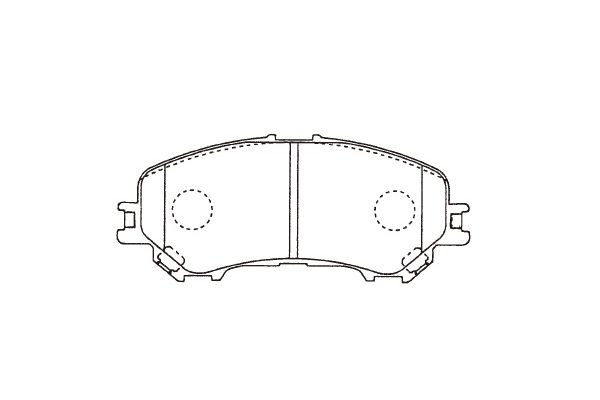 KAVO PARTS Fékbetét, mind BP-6632_KP