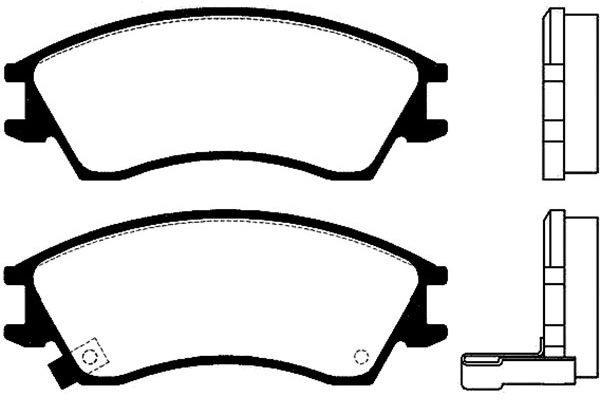 KAVO PARTS Fékbetét, mind BP-8007_KP