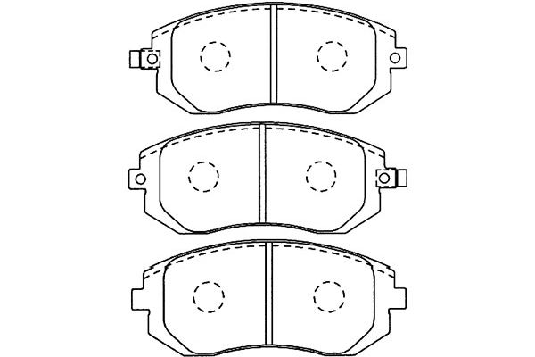 KAVO PARTS Első fékbetét BP-8017_KP