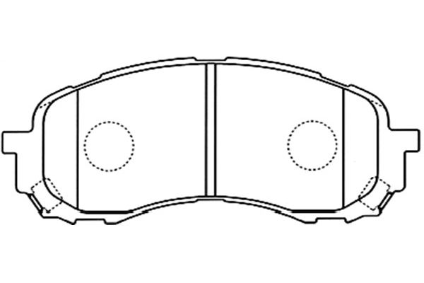 KAVO PARTS Első fékbetét BP-8018_KP