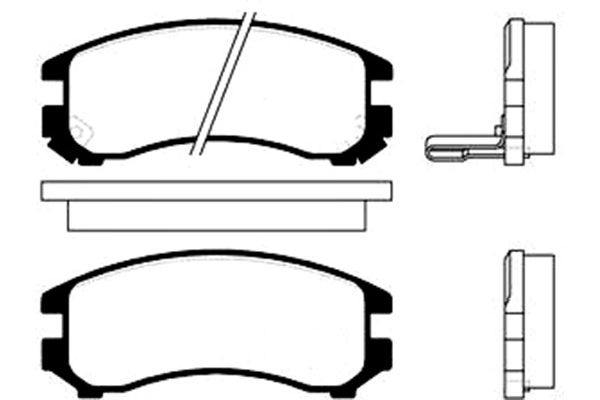 KAVO PARTS Első fékbetét BP-8503_KP