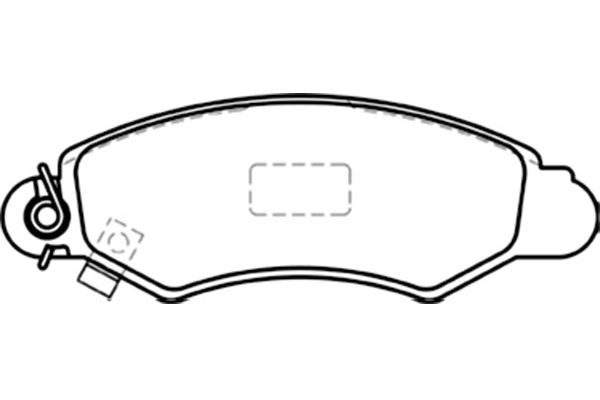 KAVO PARTS Első fékbetét BP-8520_KP