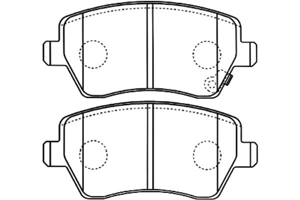 KAVO PARTS Első fékbetét BP-8526_KP