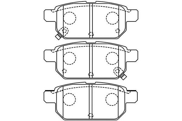 KAVO PARTS Hátsó fékbetét BP-8532_KP