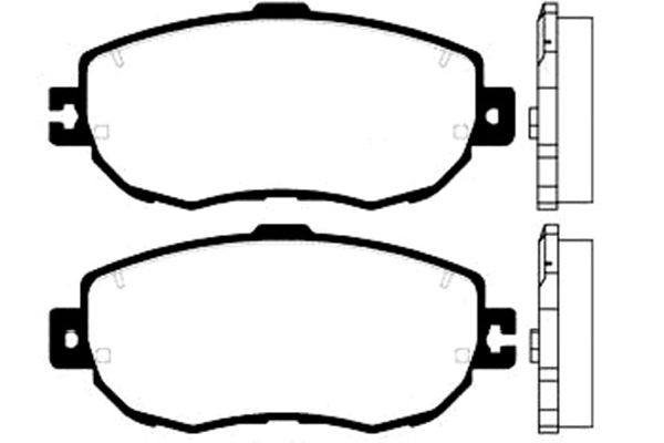 KAVO PARTS Fékbetét, mind BP-9035_KP