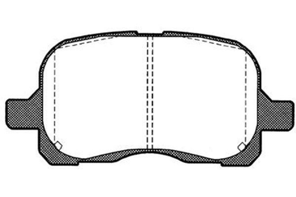 KAVO PARTS Fékbetét, mind BP-9039_KP